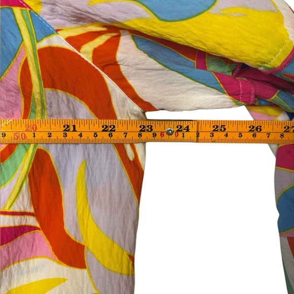 John Mark Colorful Flowy Off Shoulder Top Size Large - Picture 9 of 11